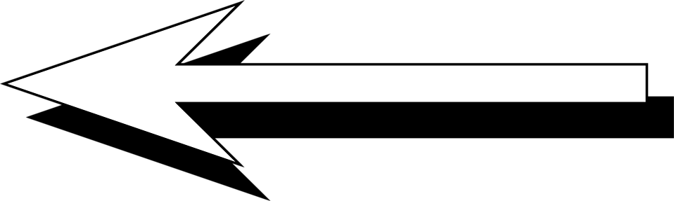 Free Stock Photo Illustration - White Arrow Pointing Left (958x287), Png Download