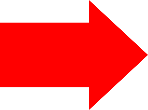Solid Red Arrow - Right Red Arrow (600x449), Png Download