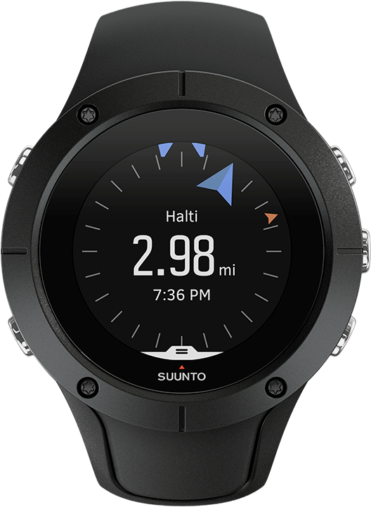 Suunto Spartan Trainer Black (800x800), Png Download