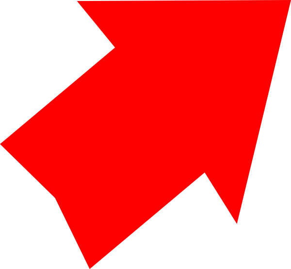 How To Set Use Red Arrow Up Right Clipart (600x555), Png Download