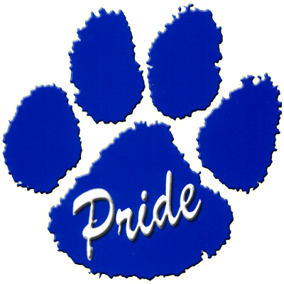 Bobcat Paw Print Clipart - Villa Rica High School Logo (400x400), Png Download