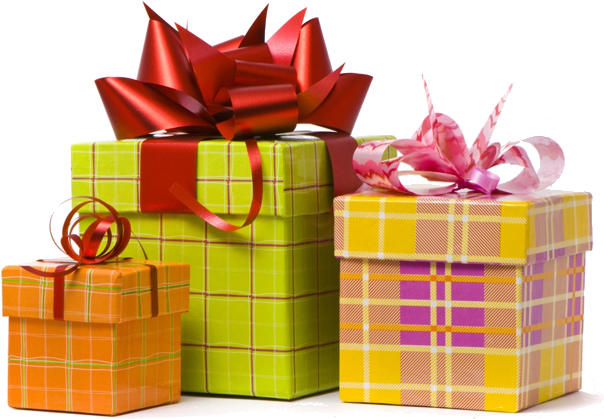 Gifts - Gifts Boxes (991x429), Png Download