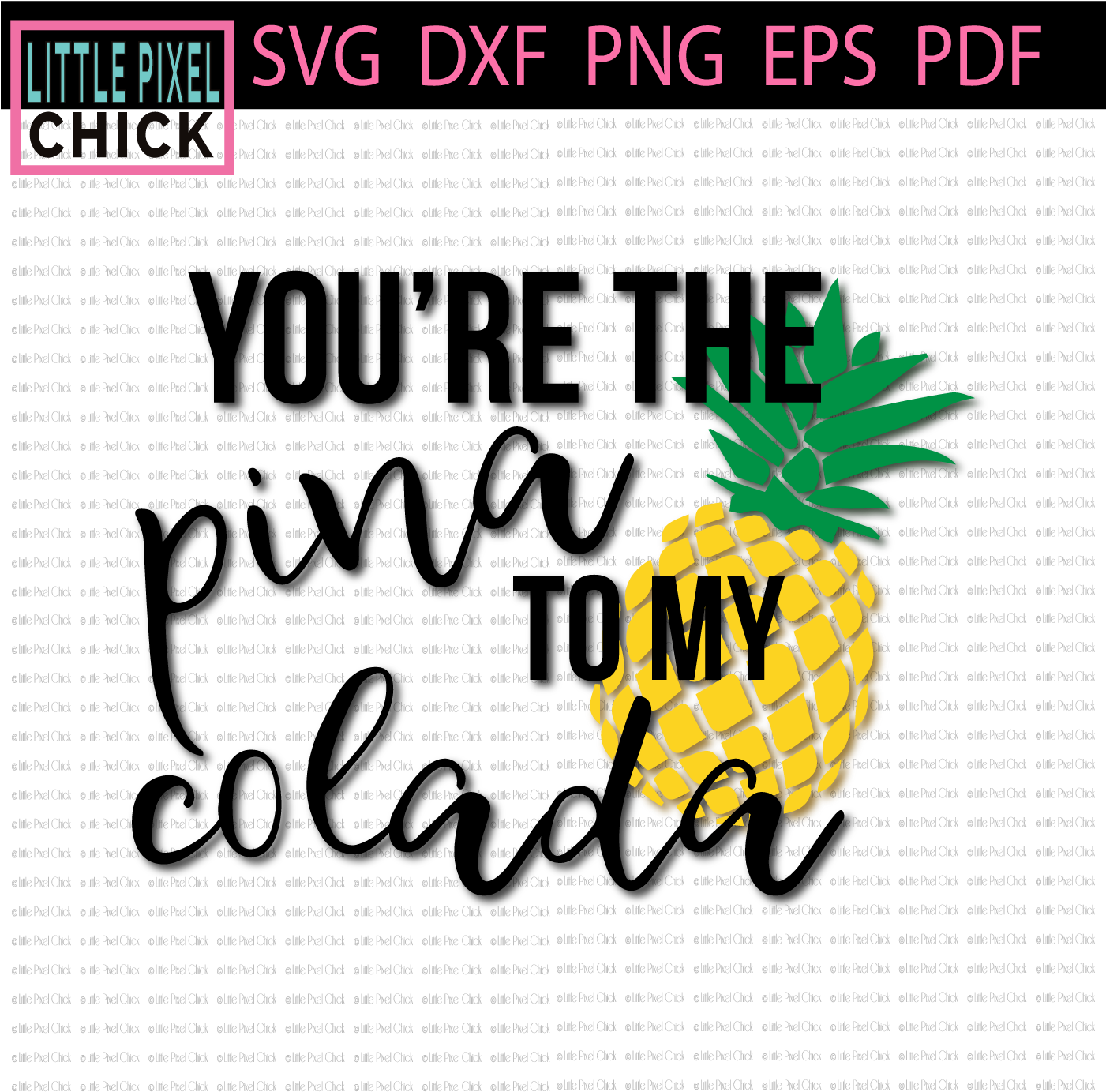 You're The Pina - Colada (1400x1400), Png Download