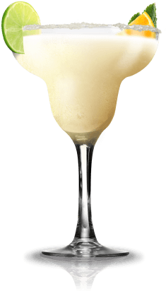 Virgin Frozen Margarita - Frozen Margarita Cocktail Png (300x540), Png Download