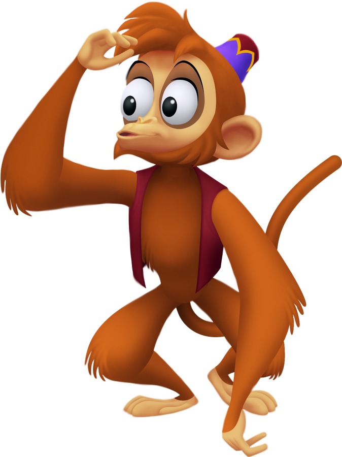 Monkey Transparent Full Size - Abu Aladdin Png (671x895), Png Download