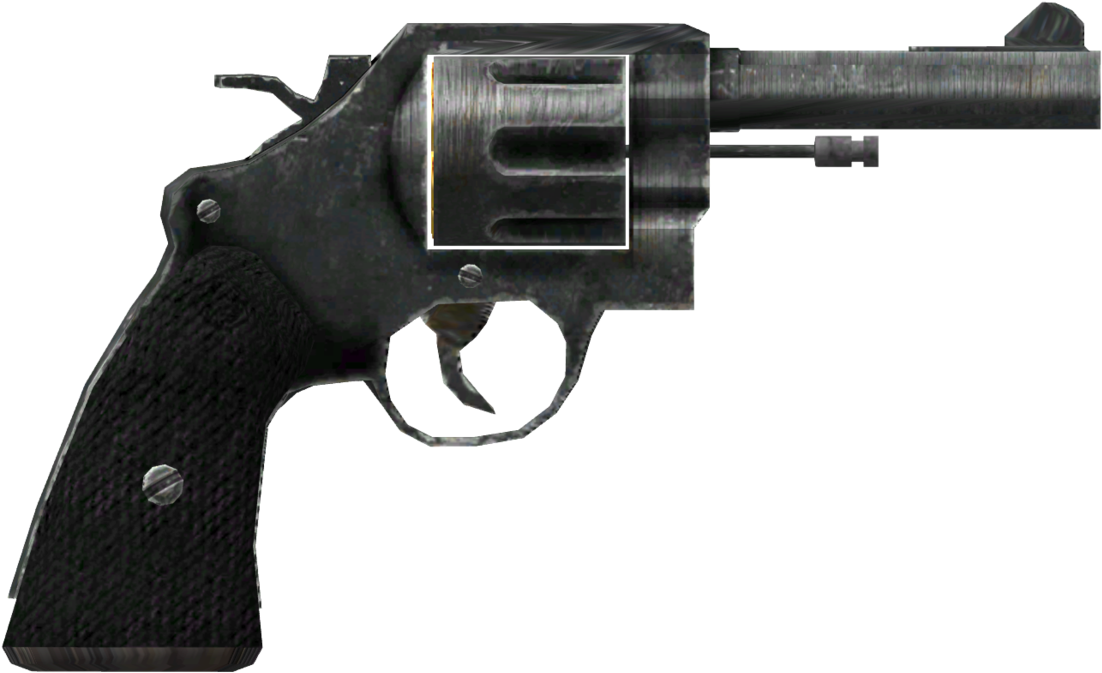 830px-policepistol - Fallout New Vegas Police Pistol (830x593), Png Download