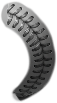 Baseball Stitches Ambient Occlusion - Paragliding (1311x1323), Png Download