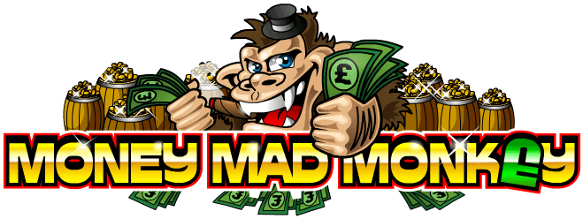 Money Mad Monkey Online Pokie - Microgaming Mad Mad Monkey (671x253), Png Download