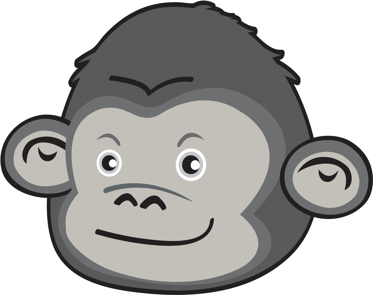 These Experienced Children In This Troop Will Continue - Gorilla (1274x1027), Png Download