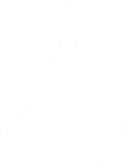 Tom Merwin - Monk Sitting - Monk (400x529), Png Download