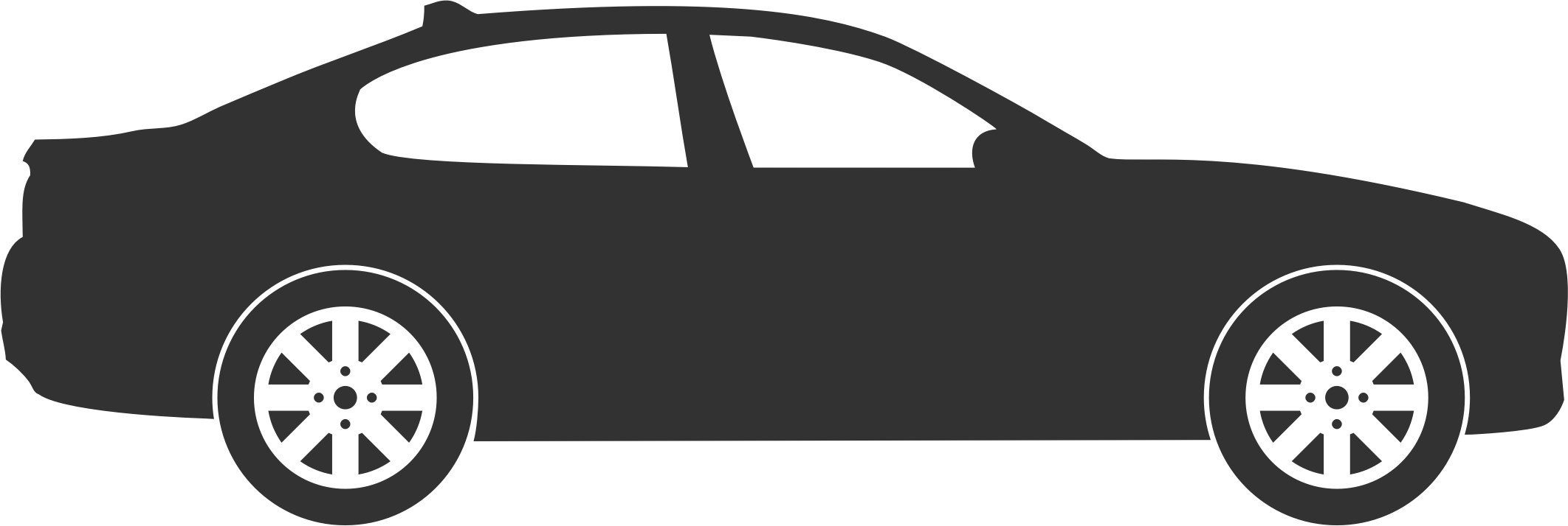 Car Clipart Png - Car Clip Art (2124x714), Png Download