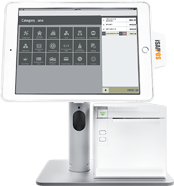 With Detachable And Chargeable Ipad Enclosure - Isappos I Stand (598x444), Png Download