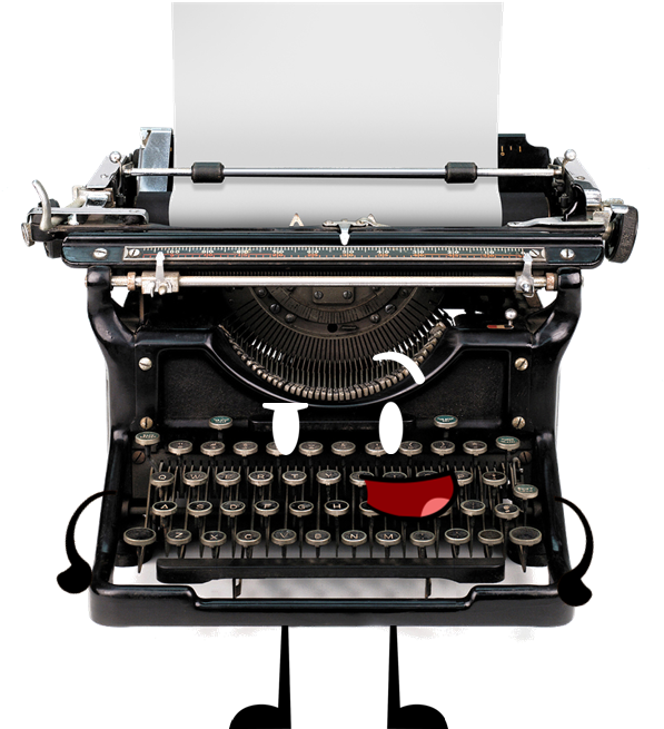 Typewriter - Typewriter Png (646x693), Png Download