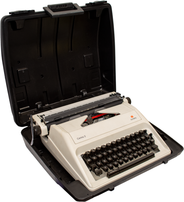 Typewriter (635x700), Png Download