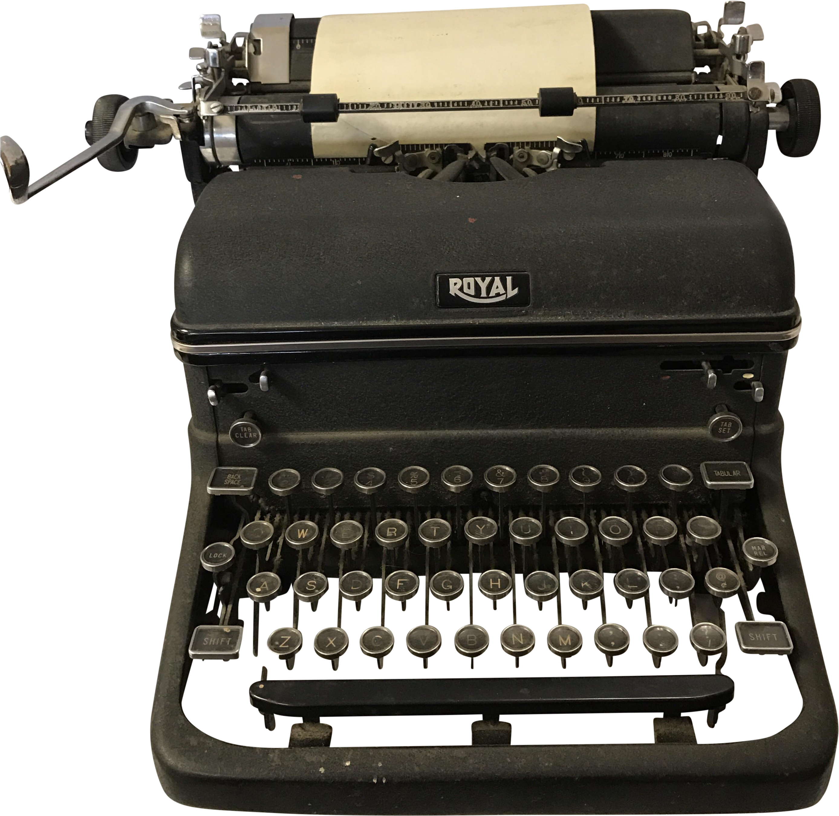 Vintage Royal Typewriter - Good Writing Guide [book] (2920x2997), Png Download