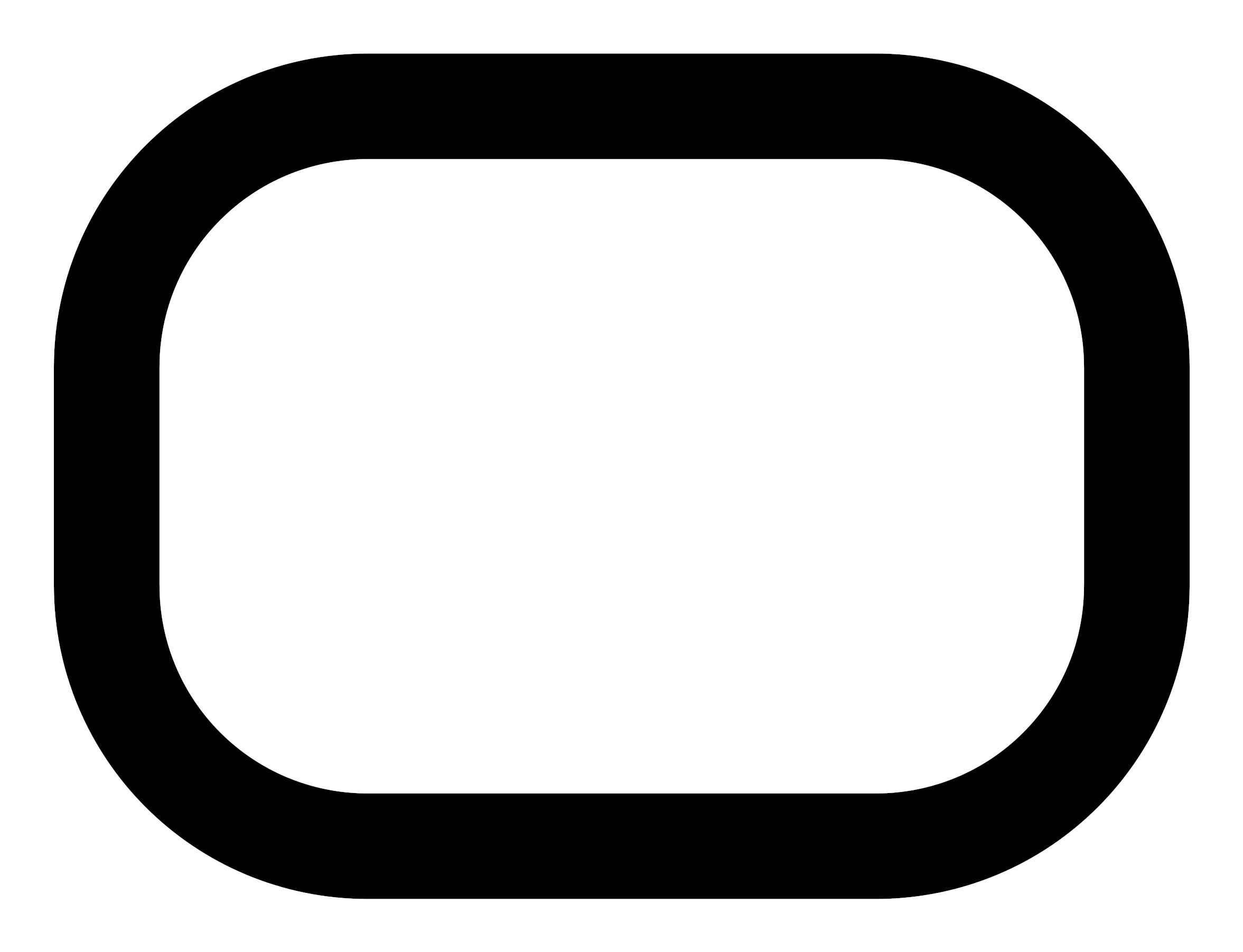 Rounded Rectangle Clip Art (2400x2400), Png Download