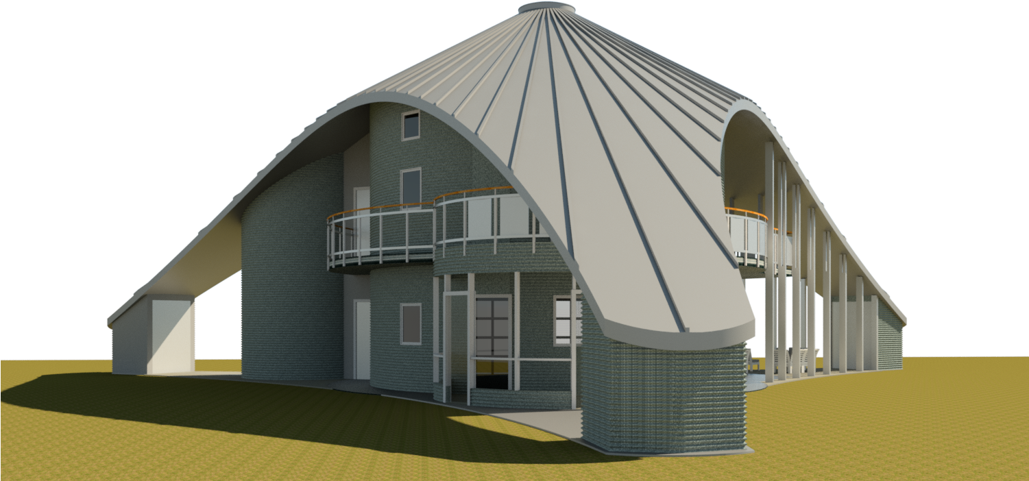 An Extreme Example Granted Many Of The Other Designs - Roof (1500x776), Png Download