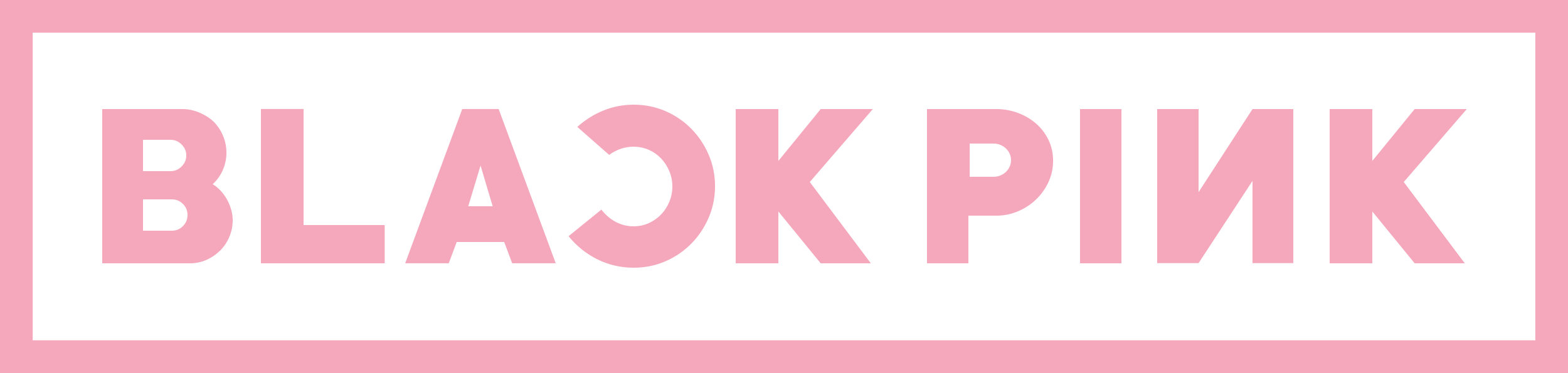 [blackpink] Logo, Png By Tsukinofleur On Deviant - Black Pink Png Logo (2500x595), Png Download