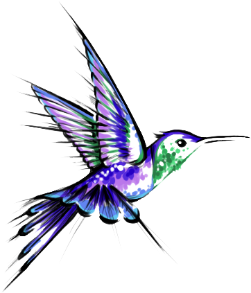 Jpg Download Free Tattoos Png Transparent Images Download - Desenho Do Beija Flor (500x500), Png Download