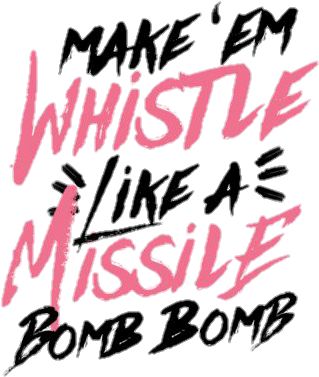 Icon, Rose, And Sticker Image - Make Em Whistle Like A Missile (420x460), Png Download