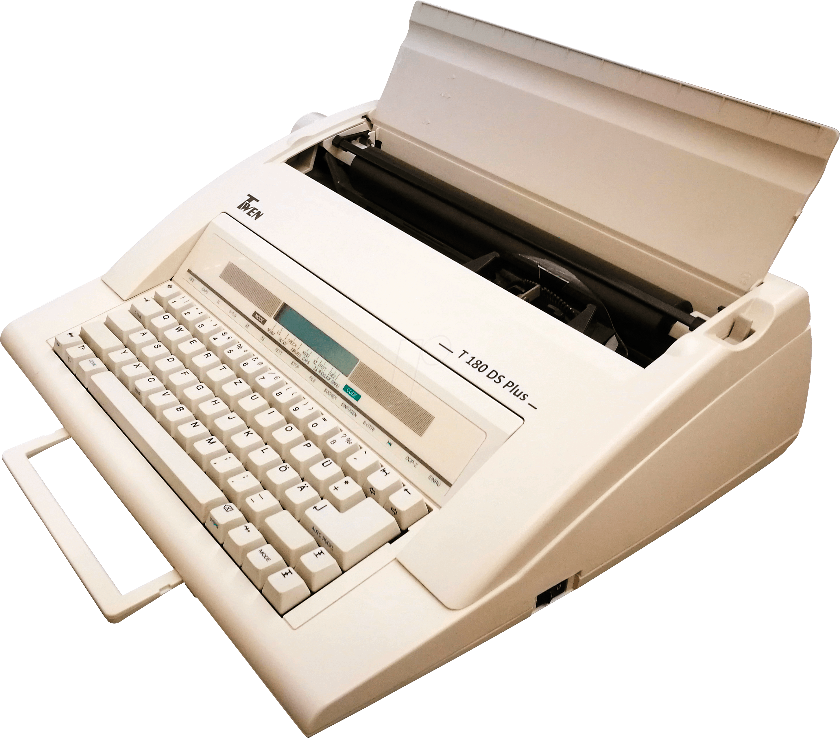 Portable Typewriter Twen 180 Ds Plus - Twen 583 (2905x2553), Png Download
