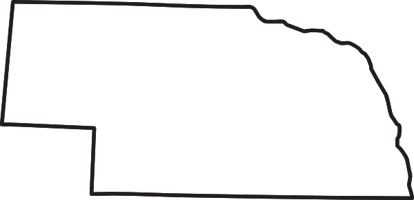 How To Set Use Nebraska Outline Clipart (600x291), Png Download