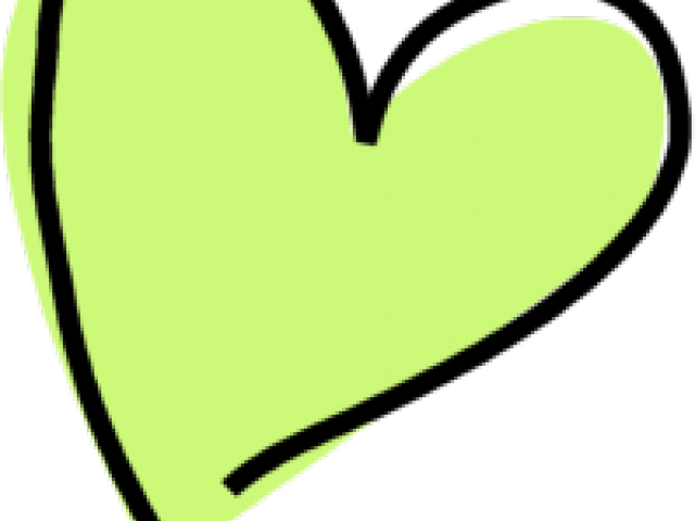 Funky Clipart Pretty Heart - Heart (640x480), Png Download