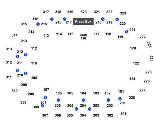 Mile One Seating Plan (525x440), Png Download