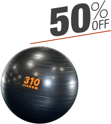 310 Yoga Ball W/ Hand Pump Change Your Daily Workouts - Exercise (480x448), Png Download