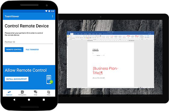 Use Teamviewer For Outgoing Remote Connections With - Teamviewer На Андроид (630x414), Png Download