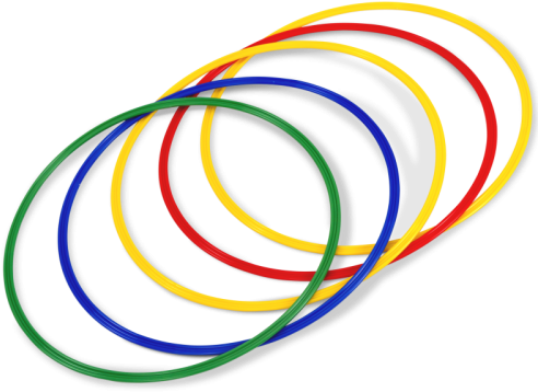 Set Of 5 Hoops - Hoepels Png (500x500), Png Download