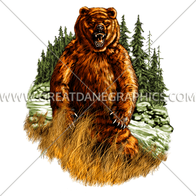 Wildlife Bear - Wildlife - Wild Bear Portrait T-shirt (385x385), Png Download