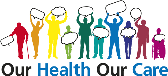 Social Health Clipart - Our Health Our Care Our Say (591x284), Png Download