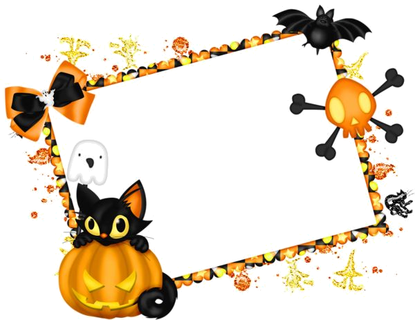 Halloween - Transparent Halloween Border (600x463), Png Download