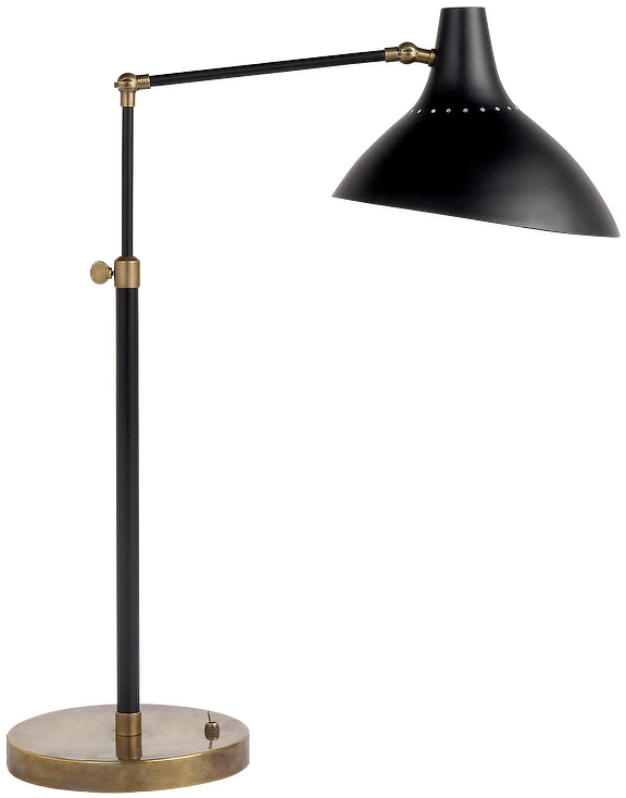 Visual Comfort Arn3006blk 17 Inch 60 Watt Black And (739x739), Png Download