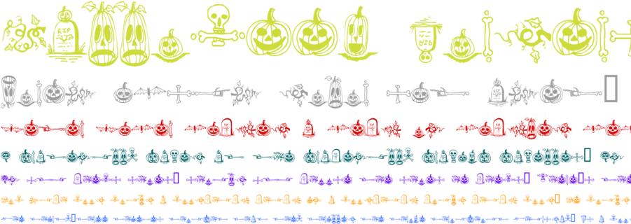 Halloween Borders (900x400), Png Download
