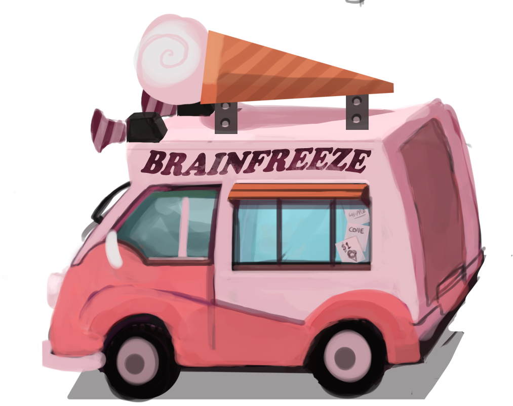 Ice Cream Truck Png Download - Ice Cream Trucks Cartoon (1013x803), Png Download