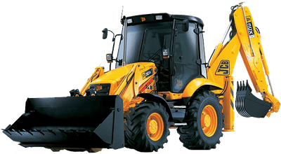 Caterpillar Mini Digger - Jcb 3cx (400x400), Png Download