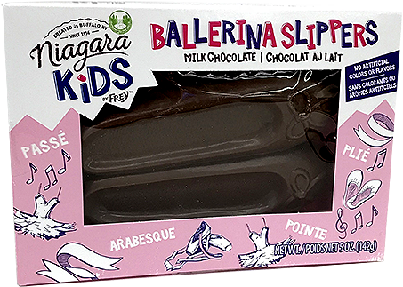 Milk Chocolate Ballerina Slippers 5 Oz - Wallet (500x500), Png Download