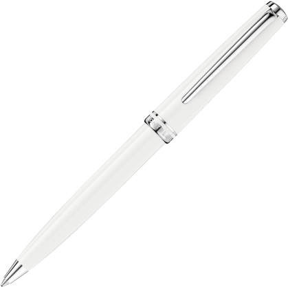 White Pen - Montblanc Pix Ballpoint Pen (500x500), Png Download