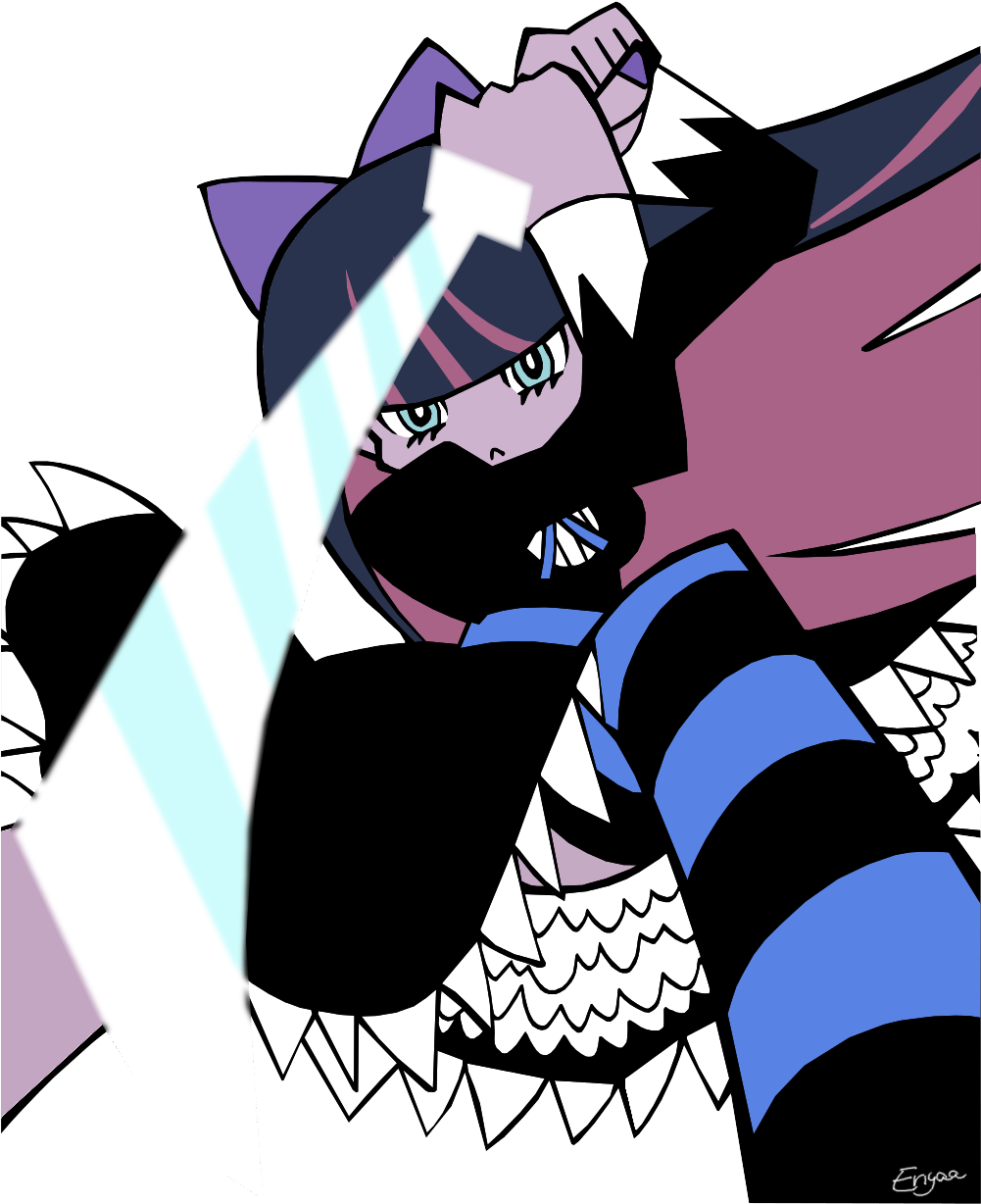 View Samegoogleiqdbsaucenao , - Panty And Stocking Stocking Transparent (1000x1272), Png Download
