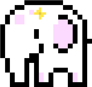 Jellybean - Pixel Art Smiley (410x390), Png Download