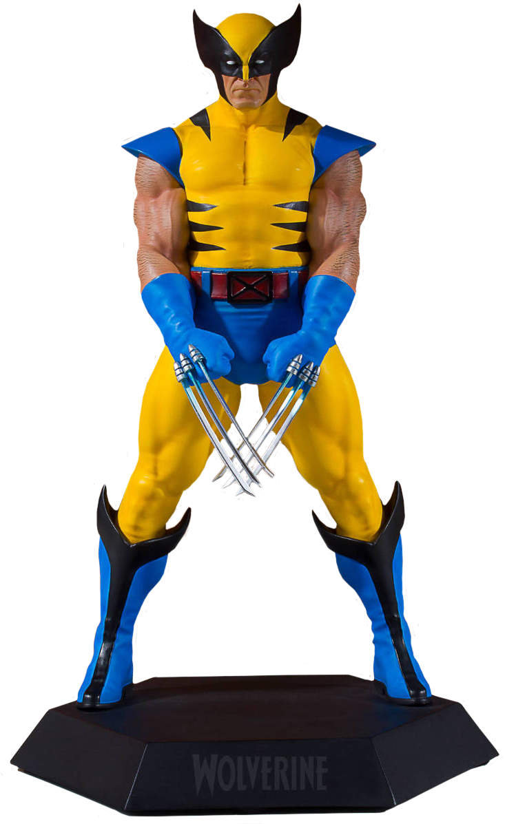 X-men - Marvel Collector's Gallery Wolverine 1980 Statue (733x1197), Png Download
