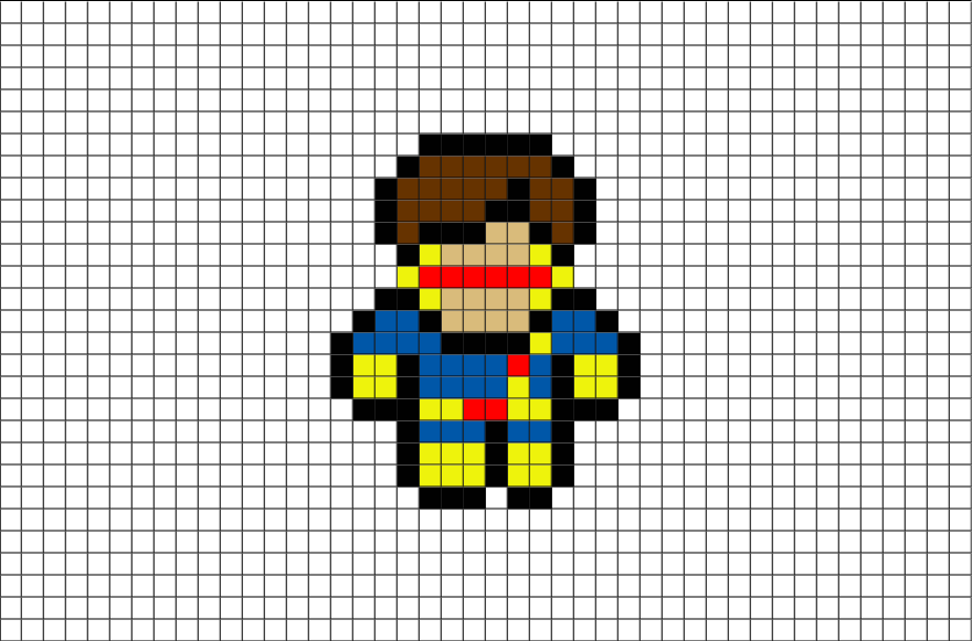 Pixel Art 3d Retro Marvel Gorra X-men Pixel Art 3d Retro Marvel Gorra X-men