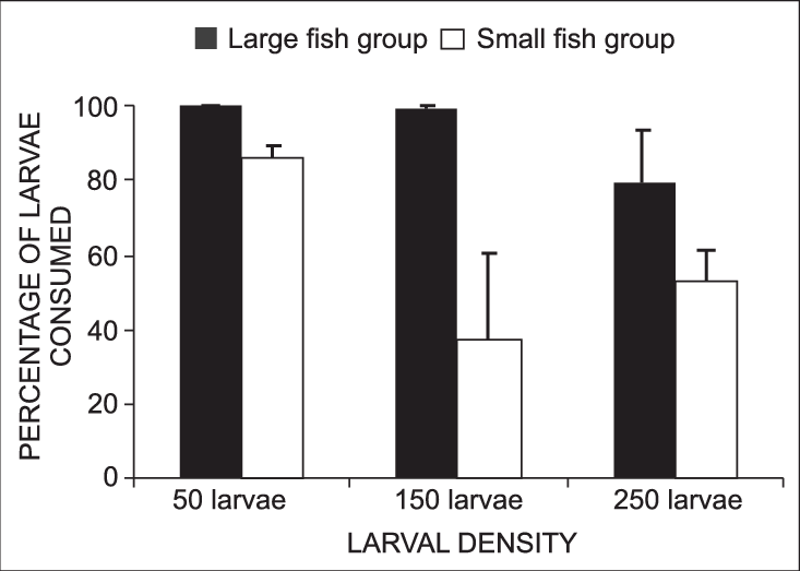 Percentage Predation Of Anopheles Larvae By The Large - Extracurricular Participation (733x523), Png Download