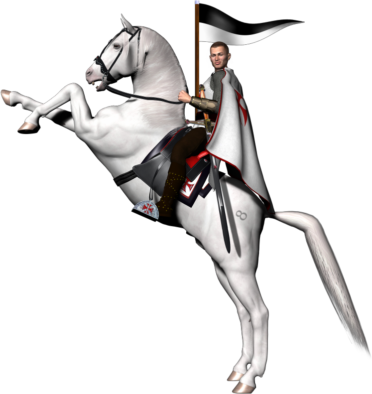 Rearig Horse - Knights On Horse Clipart Png (800x800), Png Download