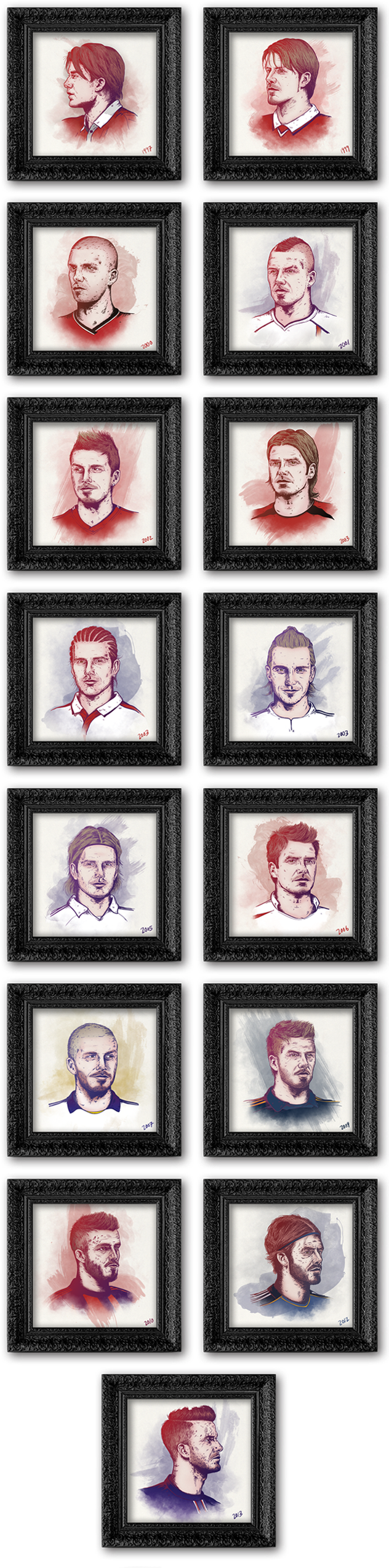 Beckhamframe2 (658x2565), Png Download