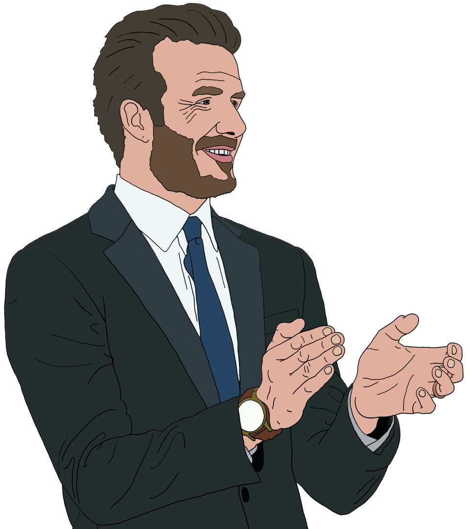 Beckham Won His 100th England Cap In A 1-0 Friendly - Businessperson (960x1081), Png Download