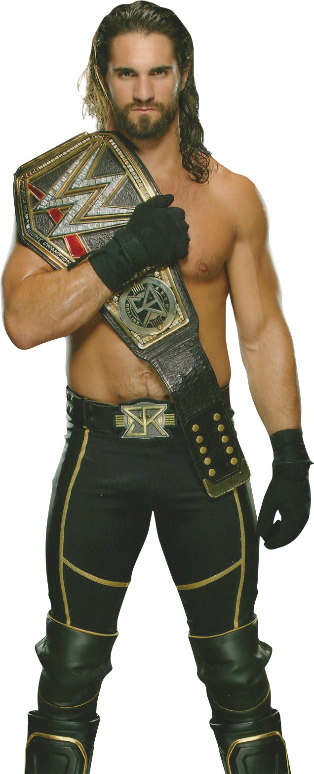 Seth Rollins Png Transparent Images - Seth Rollins Ecw Champion (636x1565), Png Download