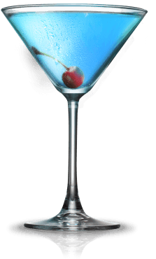 Blue Arrow Cocktail Recipe (300x540), Png Download